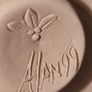 Lovely Small Pottery Bowl Islamic Style Signed Alan 99. Image 8