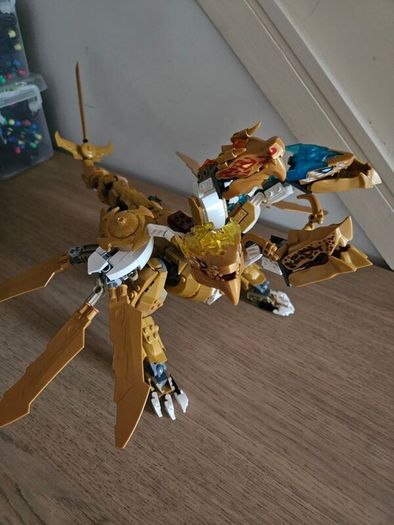 lego niniago 71774 Lloyd's golden ultra dragon