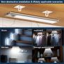 Under Cabinet Kitchen Lights Cupboard - LED Motion Sensor Light Indoor - 1100mAh Rechargeable Battery Operated - Wardrobe Strip Lighting Magnetic Stick Wireless USB Powered Shelf Stairs Counter Closet Image 8