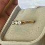 18k Engagement ring Image 5
