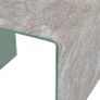 Coffee Table Brown Marble 50x50x45 cm Tempered Glass Image 4