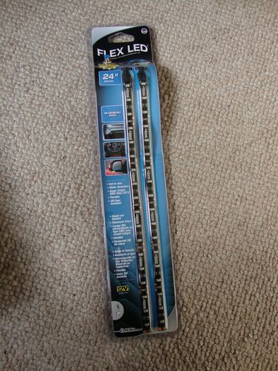 Blue LED Car Strip Lights