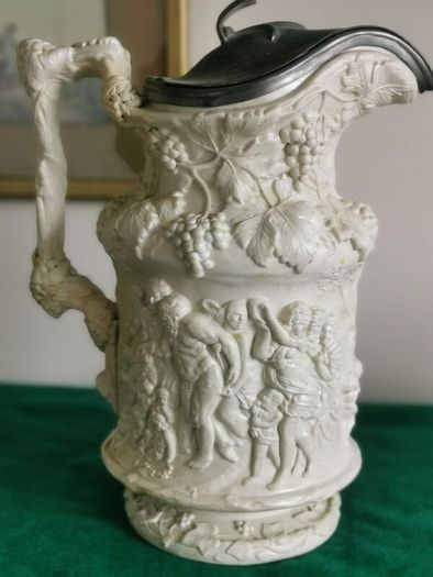 Rare Charles Meigh Antique Pitcher