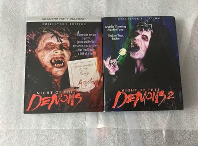 Night of the Demons 4K Uncut/Night of the Demons 2 Blu Ray Collectors Editions