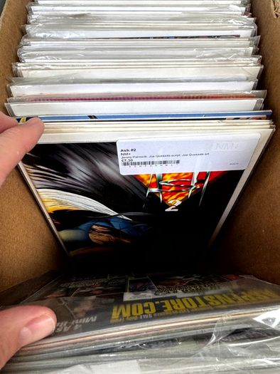 Indie Long Comic Box w 250 Comics for Sale