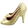 Ladies Shoes High Heels Gold size 36 Image 3