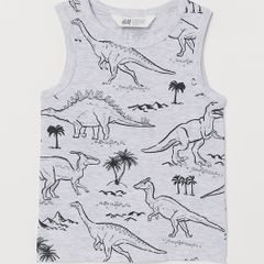 H&m tank top dinosaur print 8/10 year old PRICE 9 euro