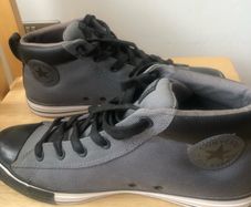 Converse All Star High Top Trainers Grey Black UK 11 EU 45