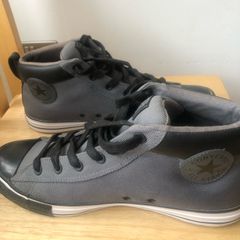 Converse All Star High Top Trainers Grey Black UK 11 EU 45