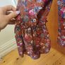 Brown floral top Image 3