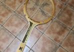 Vintage Kawasaki M4 Victor Amaya Tennis Racket  Wooden Racquet Made In Japan