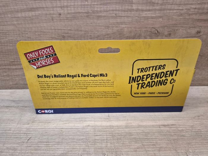 Only Fools and Horses Corgi Capri & Reliant Trotter Van Double Set