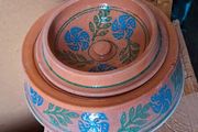 Indian Clay handi cooking pots still new in boxes