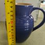 Vintage stoneware Le Creuset blue pitcher- France Image 2