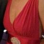 Red evening dress Image 2