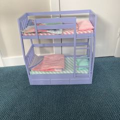 Our generation doll bunk bed with all bedding