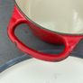 Le Creuset Oval Casserole Dish Dutch Oven Cast Iron Red 29 Made in France Image 7