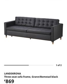 IKEA LANDSKRONA Leather Sofas 2&3 seater
