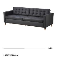 IKEA LANDSKRONA Leather Sofas 2&3 seater
