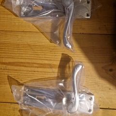 Door Handles - Polished Chrome Scroll Lever