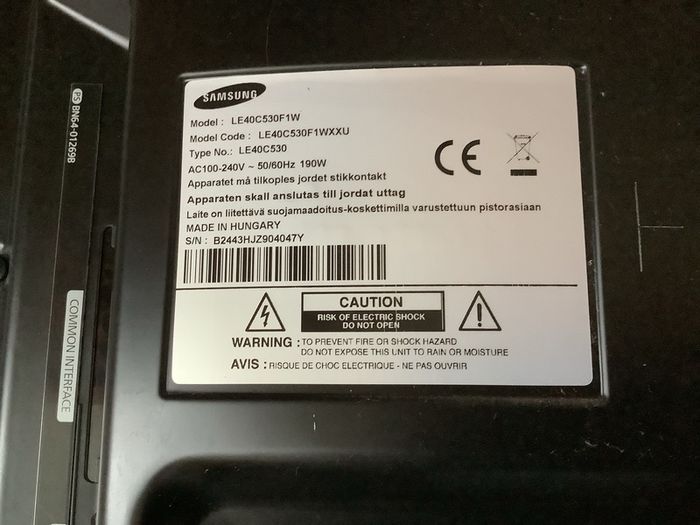 TV samsung 40 inch