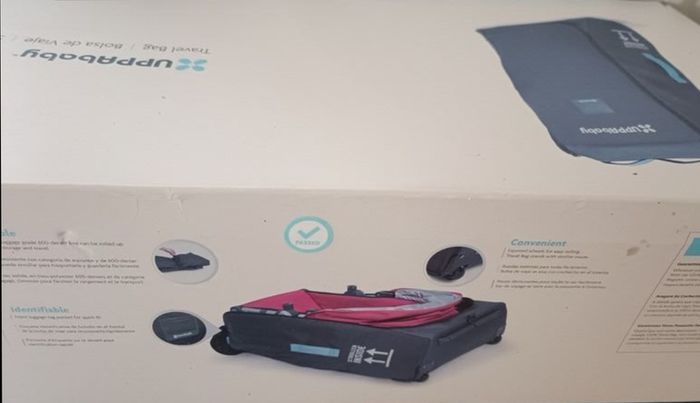 Uppabbaby travel bag for vista/vista v2/cruz/cruz v2