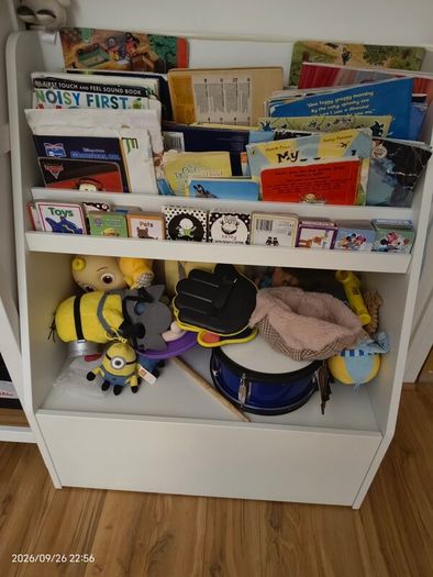 Ikea  book display with storage