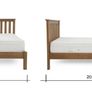 Double Bed Frame (4ft 6) + Cashmere Pocket Spring Mattress Image 3