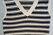 Boden stripy cotton vest size S
