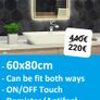 LED Bathroom Mirror Fogless Image 2
