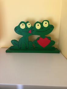 Wooden frogs