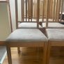 The IKEA BORJE dining chairs set of 6 need gone ASAP due to house clearance price is for full set of 6 Image 2