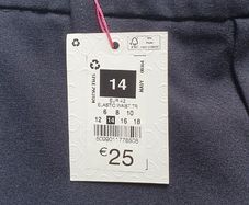 BNWT - Size 14 - Black "Savida" Pants - Elasticated Back Waist - Turned Hem - Read Caelrefully #