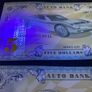 2000 5 dollars Auto Banknote Fantasy Private issue - UK Aston Martin DB-5 - UV Light Image 2
