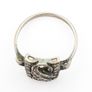 Art Deco Marcasite Sterling Silver Panel Ring Image 4