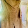 Zara Basic Brown Strapless Mini Dress polka dot Image 3