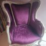 2X French Louis XV style wing-backed armchairs Image 5