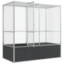 Aviary Silver 210.5x107x212 cm Steel Image 5