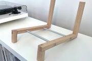 Solid Ash Vinyl Stand