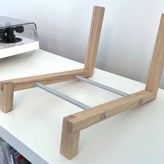 Solid Ash Vinyl Stand