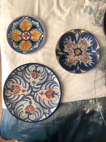 Spanish Pottery Plates