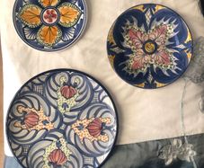 Spanish Pottery Plates
