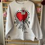 sweatshirt Bnwt Keith Haring collaboration with primark 10/12 oversized Image 2
