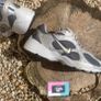 Vintage Nike Silver Grey Mesh Leather Image 3