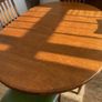 Mid Century G Plan Fresco Extending Round Teak Dining Table & 4 Chairs Image 4