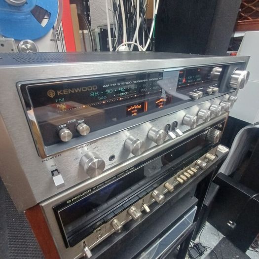 Hifi Gold from the Japanese Golden era 1970s STUNNING condition Rare Kenwood KR-6600 Monster receiver huge power 80W  Runs 3xpairs  of speakers immaculate fully serviced and pots all cleaned