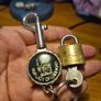 Vintage Lady of Cardigan + Small Padlock Image 4