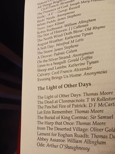 Favourite Poems we learned in School/ Thomas F. Walsh/ Mercier