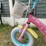 Peppa kids bike with stabilisers Size 12 Image 3