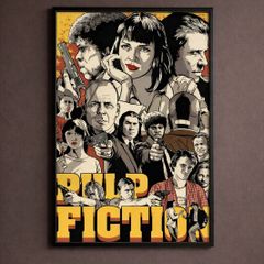 Unique Canvas Pulp Fiction Print - FREE P&P